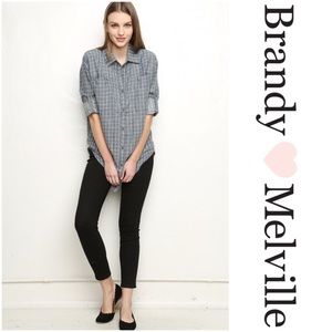 BRANDY❤️MELVILLE SUSAN FLANNEL SHIRT